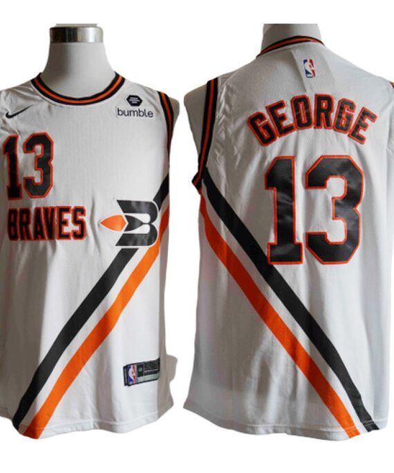 Paul George Basketball Jersey #13 Los Angeles Clippers 2020 White