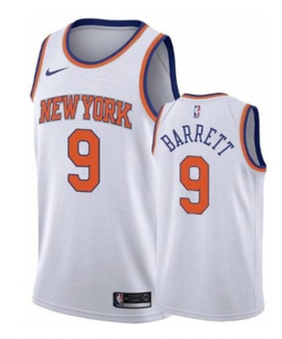 RJ Barrett Basketball Jersey #9 New York Knicks 19/20 White Association
