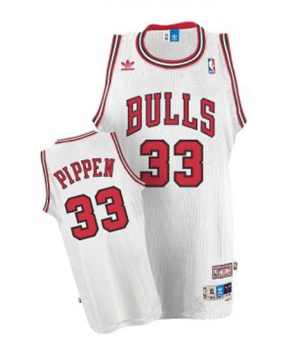 Scottie Pippen Basketball Jersey #33 Chicago Bulls White