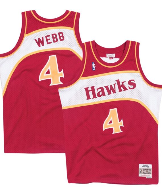 Chris Webber Basketball Jersey #4 Atlanta Hawks Road