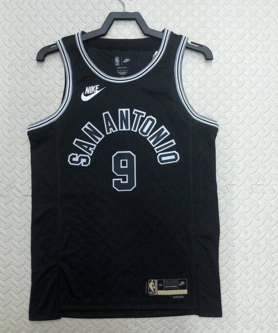 Tony Parker Basketball Jersey#9 San Antonio Spurs 2023 Black Classic Edition