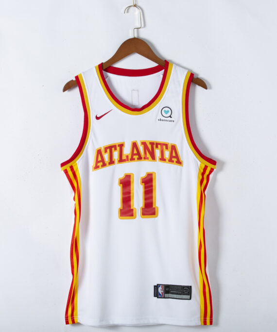 Trae Young Basketball Jersey #11 Atlanta Hawks 2021 White