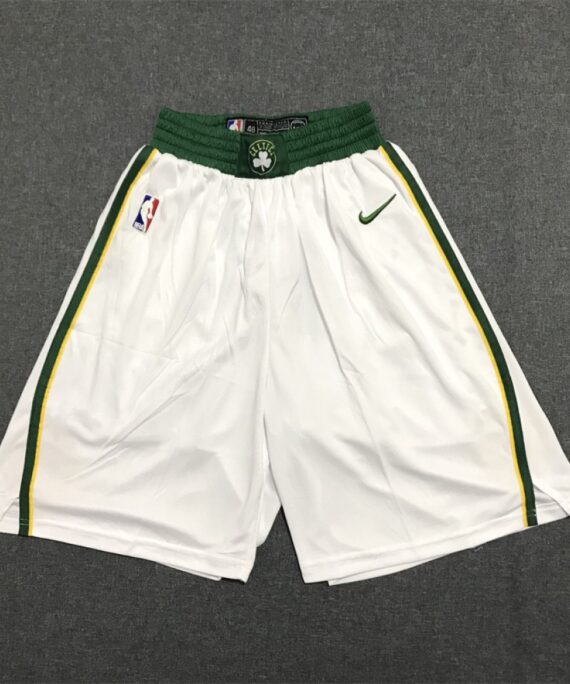 Boston Celtics 2018/19 City Edition White Shorts