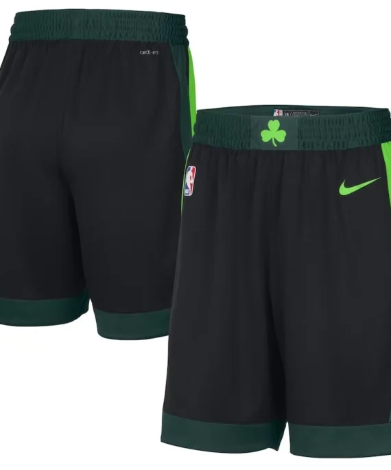 Boston Celtics 2025 City Edition Black Shorts