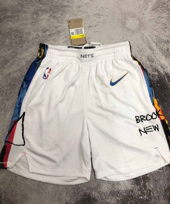 Brooklyn Nets 2023 City Edition White Shorts