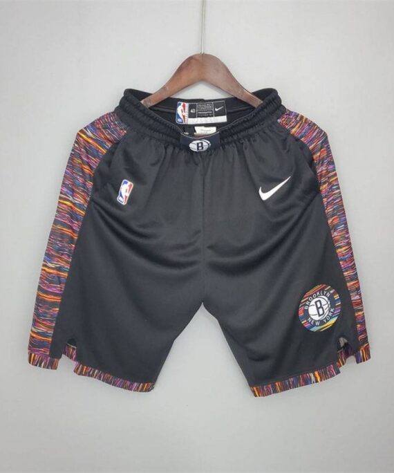 Brooklyn Nets City Edition Black Pocket Shorts