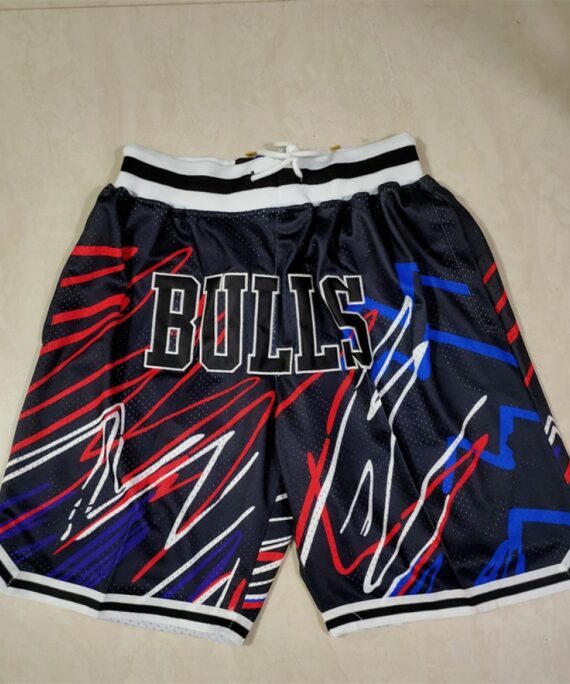 Chicago Bulls Black Lightning Edition Pocket Shorts