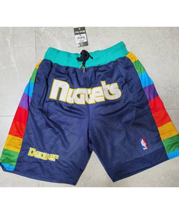 Denver Nuggets Navy Blue JUSTDON Pocket Shorts
