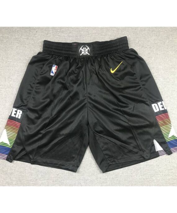 Denver Nuggets Black City Edition Pocket Shorts