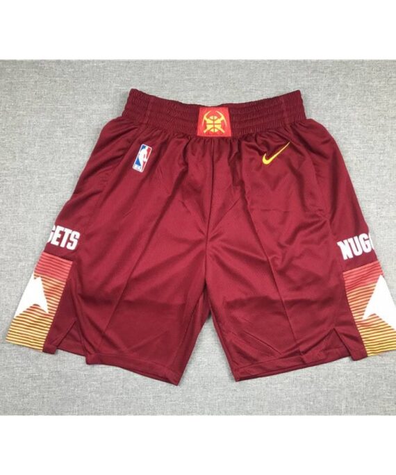 Denver Nuggets Red City Edition Pocket Shorts