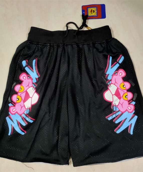 Miami Heat Black Pink Panther Edition Pocket Shorts