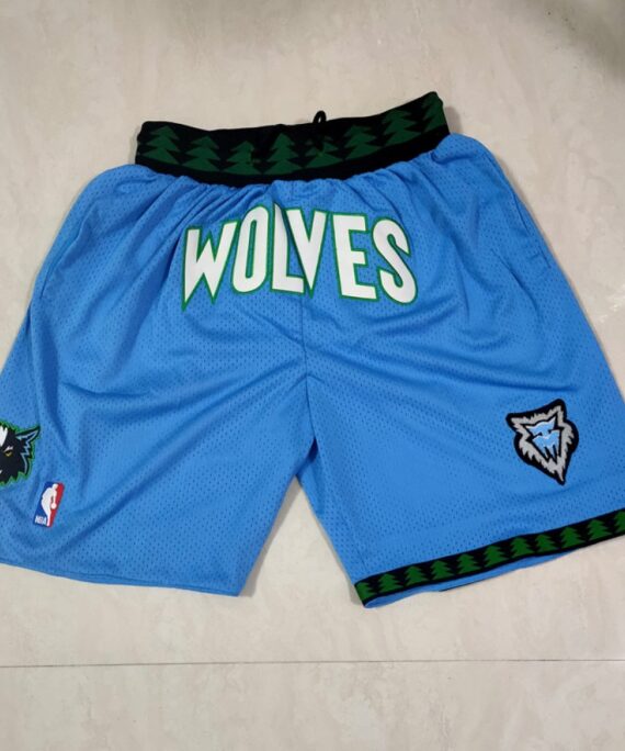 Minnesota Timberwolves Blue Classic Edition Pocket Shorts