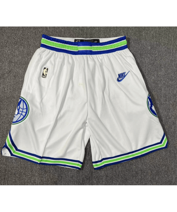 Minnesota Timberwolves White Pocket Shorts