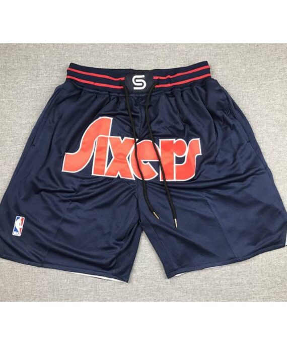 Philadelphia 76ers City Edition Dark Blue Pocket Shorts