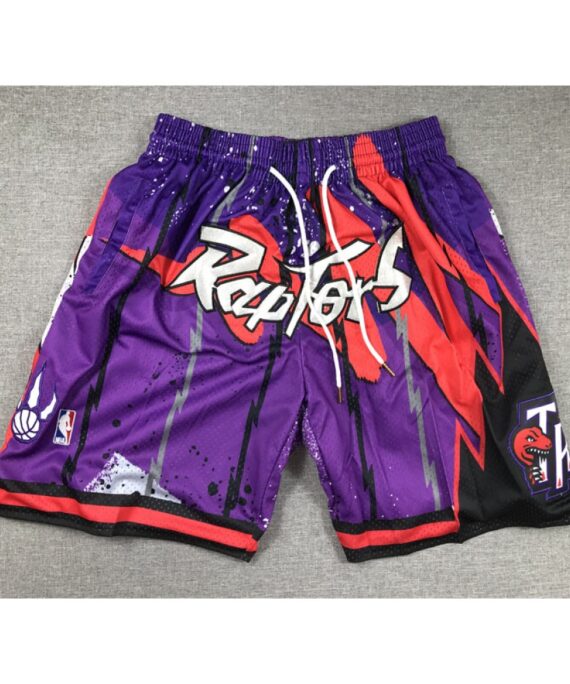 Toronto Raptors Swingman Purple Pocket Shorts