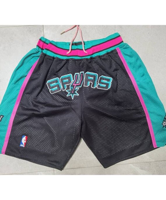 Pocket Shorts San Antonio Spurs Black/Blue