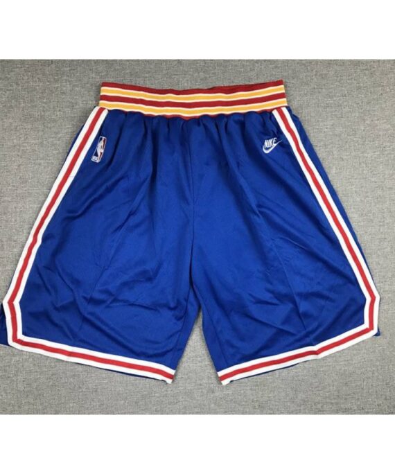Golden State Warriors 75th Anniversary Edition Blue Shorts