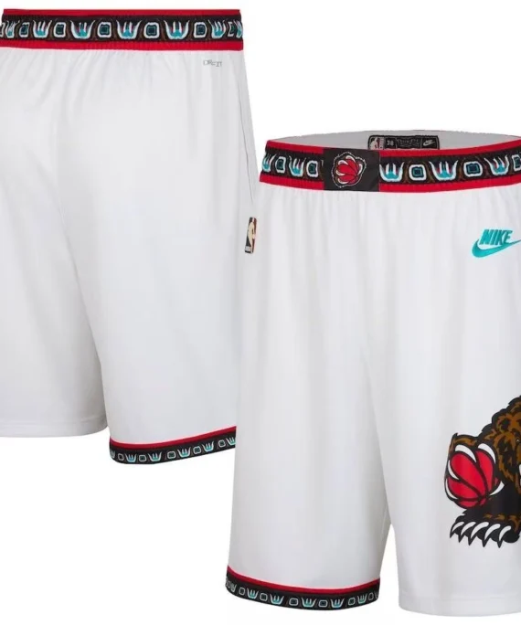Memphis Grizzlies 2025 White Shorts