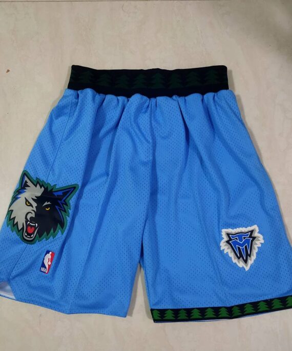 Minnesota Timberwolves Blue Shorts