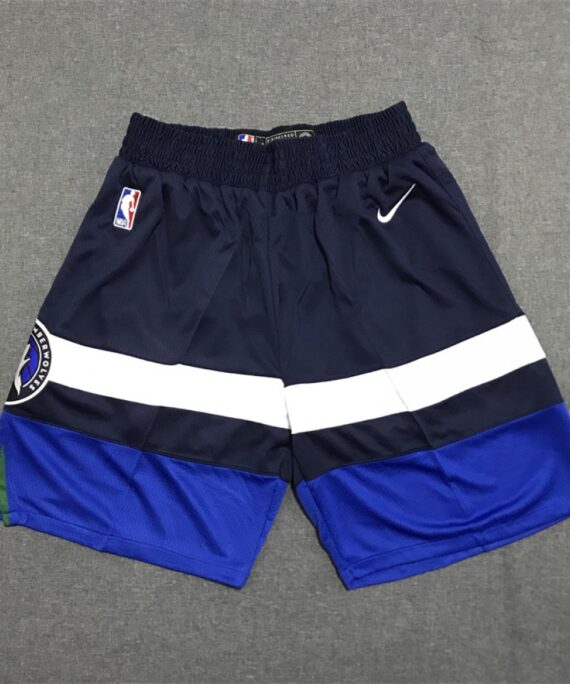 Minnesota Timberwolves Navy Blue Shorts