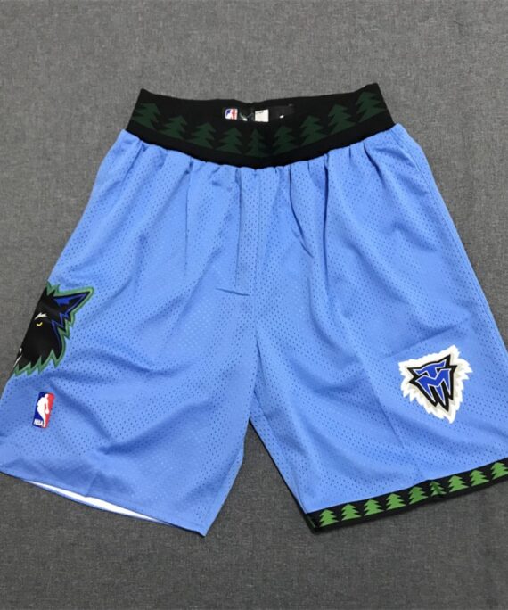 Minnesota Timberwolves Classic Edition Blue Shorts