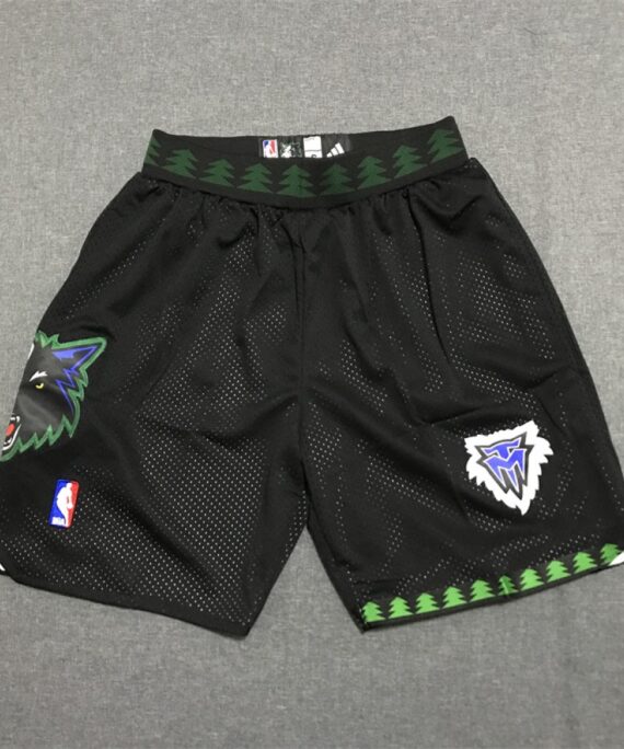 Minnesota Timberwolves Classic Edition Black Shorts