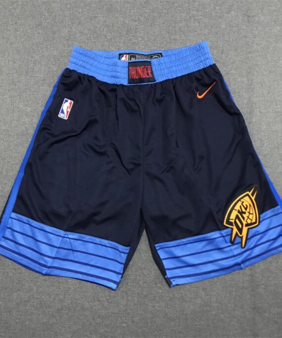 Oklahoma City Thunder Navy Blue Shorts