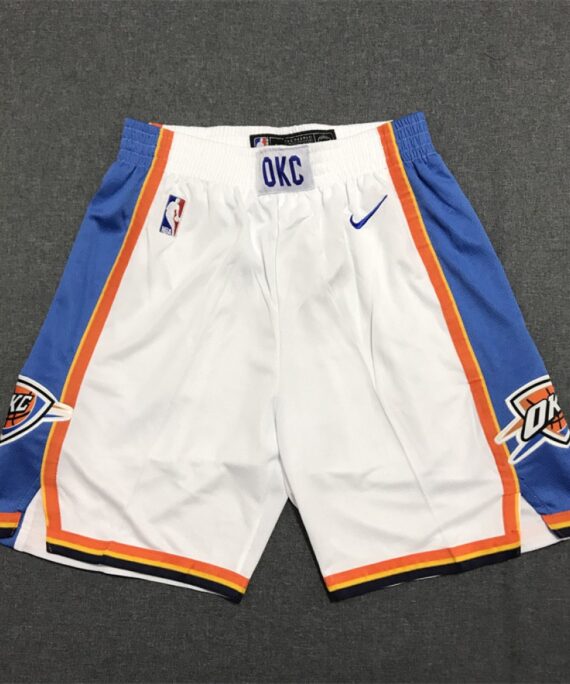 Oklahoma City Thunder White Shorts