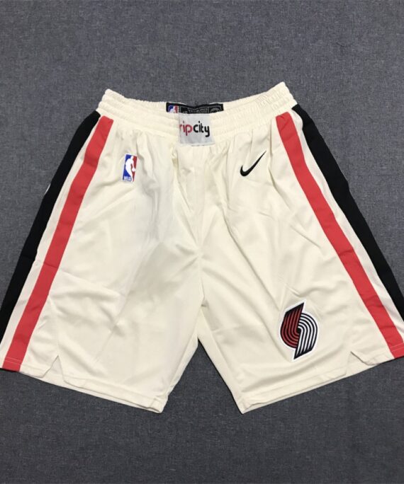 Portland Trail Blazers 2019/20 City Edition Beige Shorts