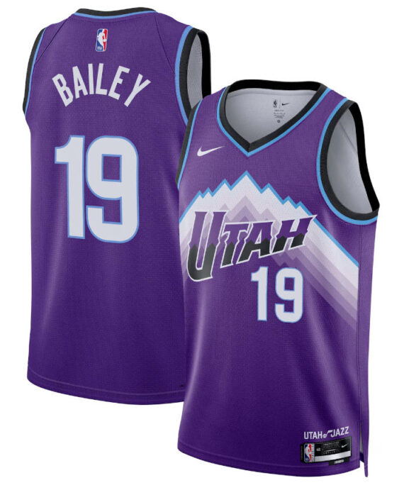 Ace Bailey Basketball Jersey#19 Utah Jazz 2026 Purple