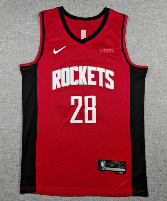 AlperenŞengün Basketball Jersey#28 Houston Rockets 2025 Red