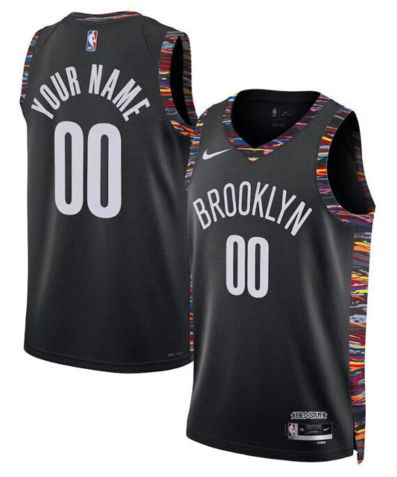 Brooklyn Nets 2026 City Edition Black(Customizable)Basketball Jersey