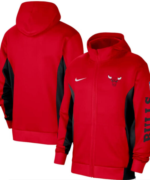 Chicago Bulls Jacket With Hood Red 2025