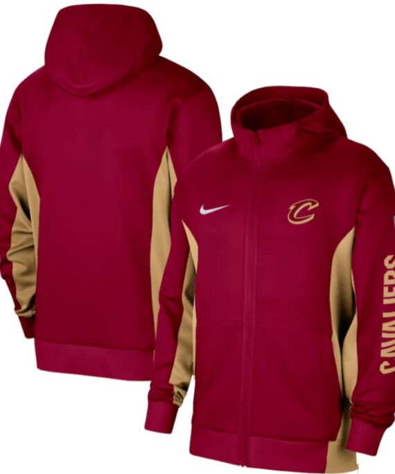 Cleveland Cavaliers Jacket With Hood Red 2025