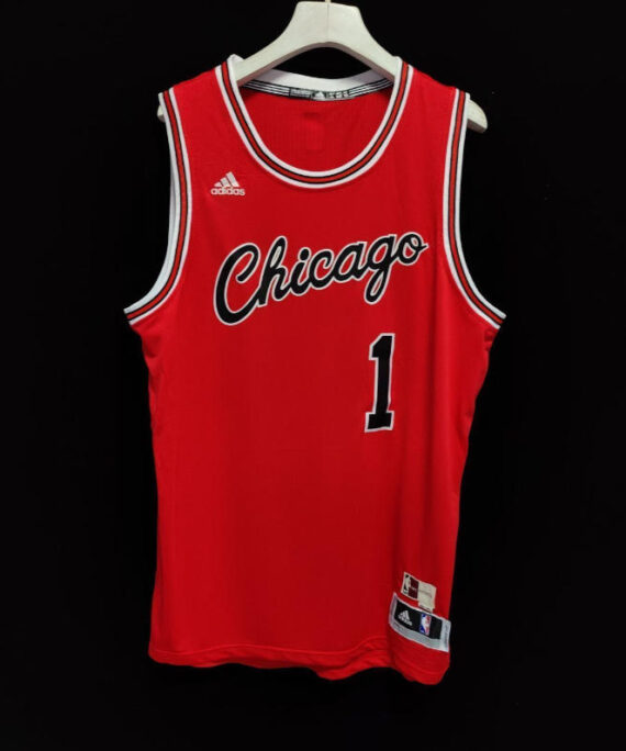 Derrick Rose Basketball Jersey #1 Chicago Bulls Hardwood Classic 2016
