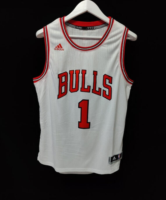 Derrick Rose Basketball Jersey #1 Chicago Bulls Hardwood Classic White