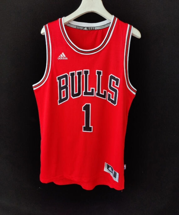 Derrick Rose Basketball Jersey #1 Chicago Bulls Hardwood Classic Red