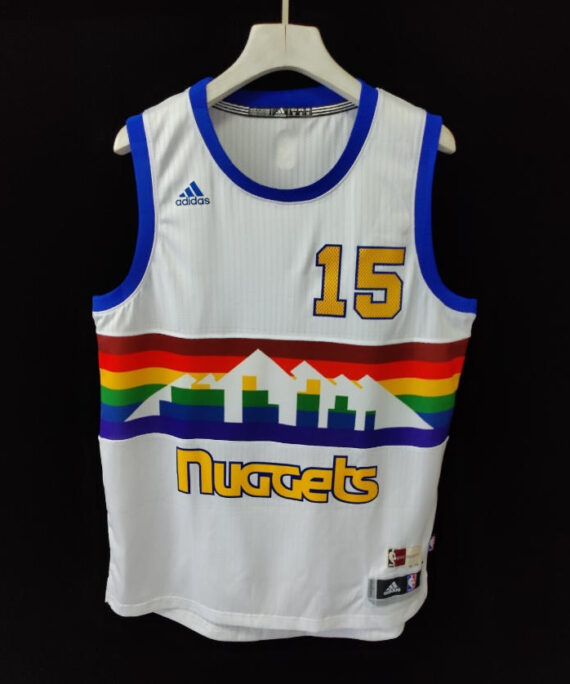 Nikola Jokić Basketball Jersey #15 Denver Nuggets Hardwood Classic 2015 2016