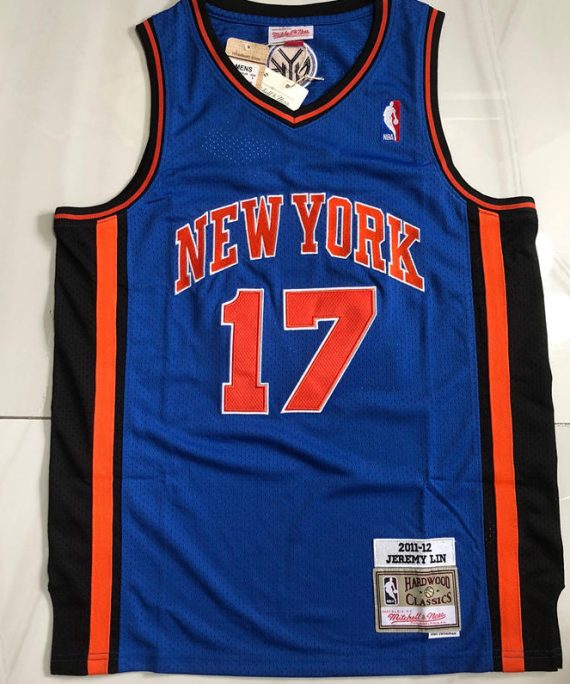 (Alta Calidad) Jeremy Lin #17 New York Knicks 2011-12 Basketball Jersey
