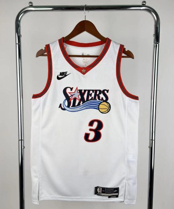 Allen Iverson #3 Philadelphia 76ers 2026 White Basketball Jersey