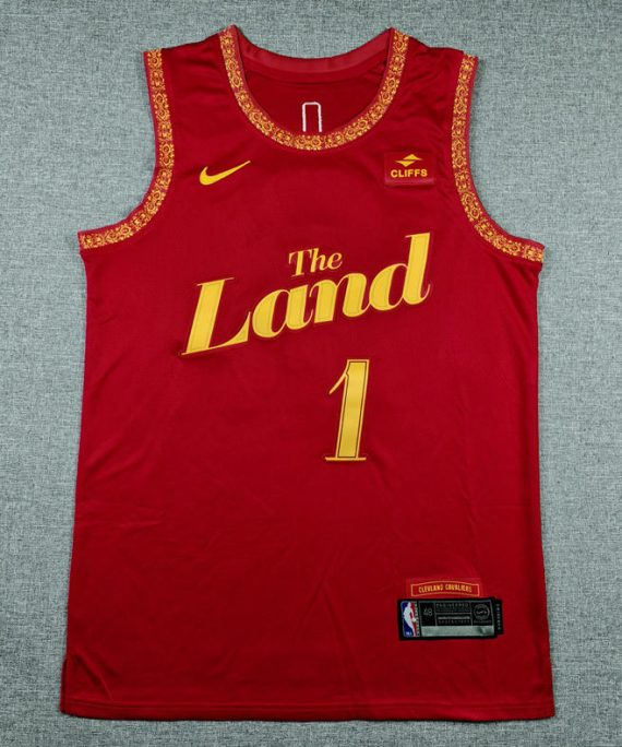 James Harden #1 Cleveland Cavaliers 2024 Red City Edition Basketball Jersey