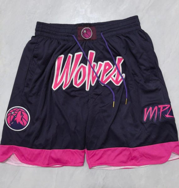 Minnesota Timberwolves 2026 Purple City Edition Basketball Shorts