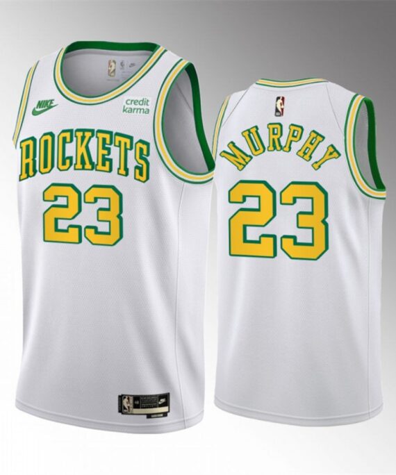 Calvin Murphy Basketball Jersey #23 Houston Rockets 2023 White Classic Edition