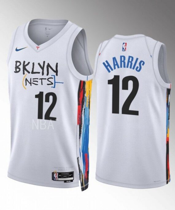 Joe Harris Basketball Jersey #12 Brooklyn Nets 2022-23 City Edition