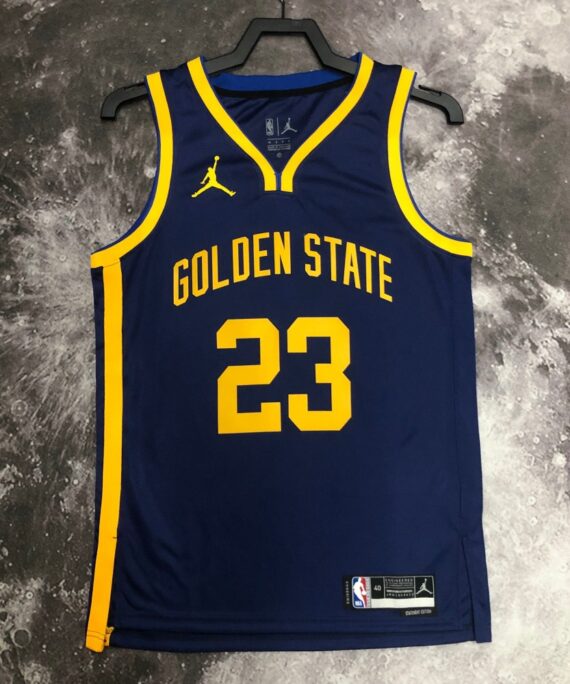 Draymond Green Basketball Jersey #23 Golden State Warriors 2023 Jordan Limited Edition Blue