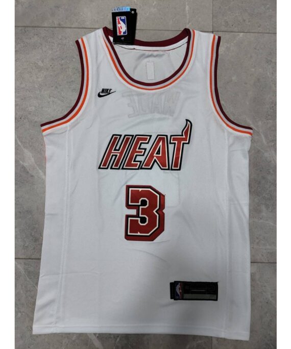 Dwyane Wade Basketball Jersey #3 Miami Heat 22/23 White