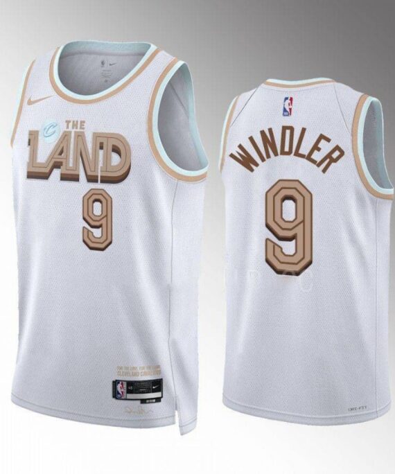 Dylan Windler Basketball Jersey #9 Cleveland Cavaliers 2022-23 City Edition White