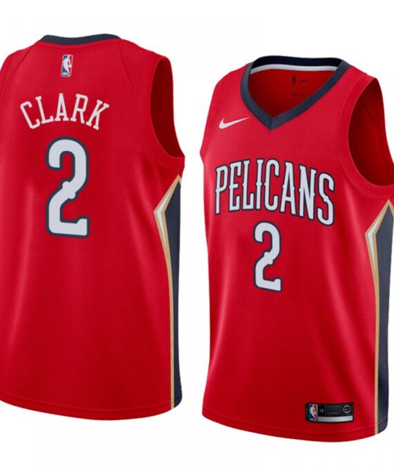 Ian Clark Basketball Jersey #2 New Orleans Pelicans Red