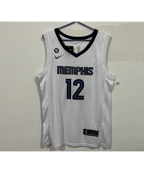 Ja Morant Basketball Jersey #12 Memphis Grizzlies 22/23 White
