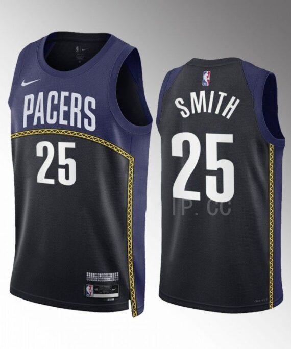 Jalen Smith Basketball Jersey #25 Indiana Pacers 2022-23 City Edition